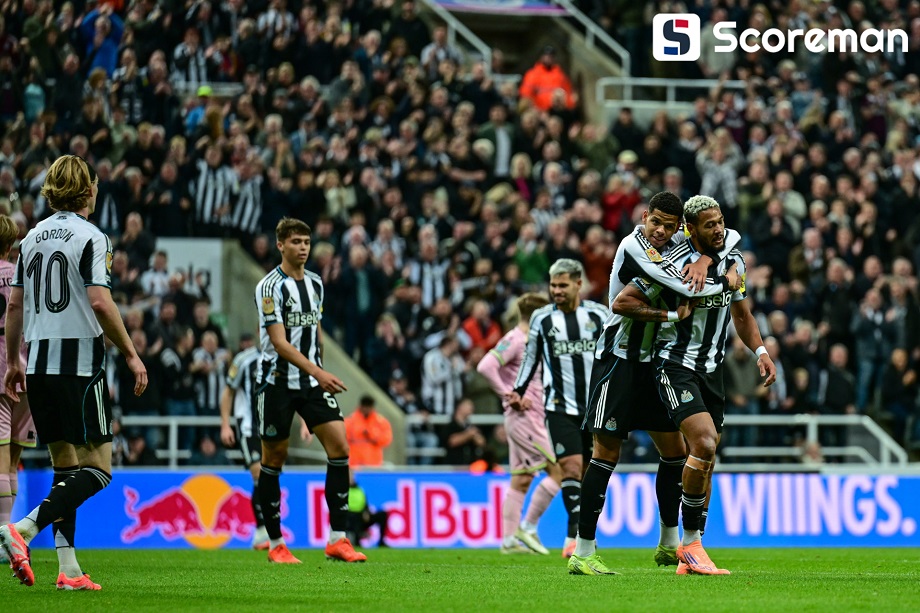 뉴캐슬, 브래드퍼드 시티 4-1 꺾고 카라바오컵 16강행...박승수 결장